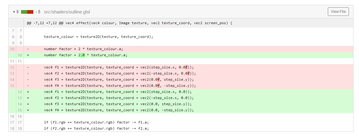 fixing shader issues with implicit conversions