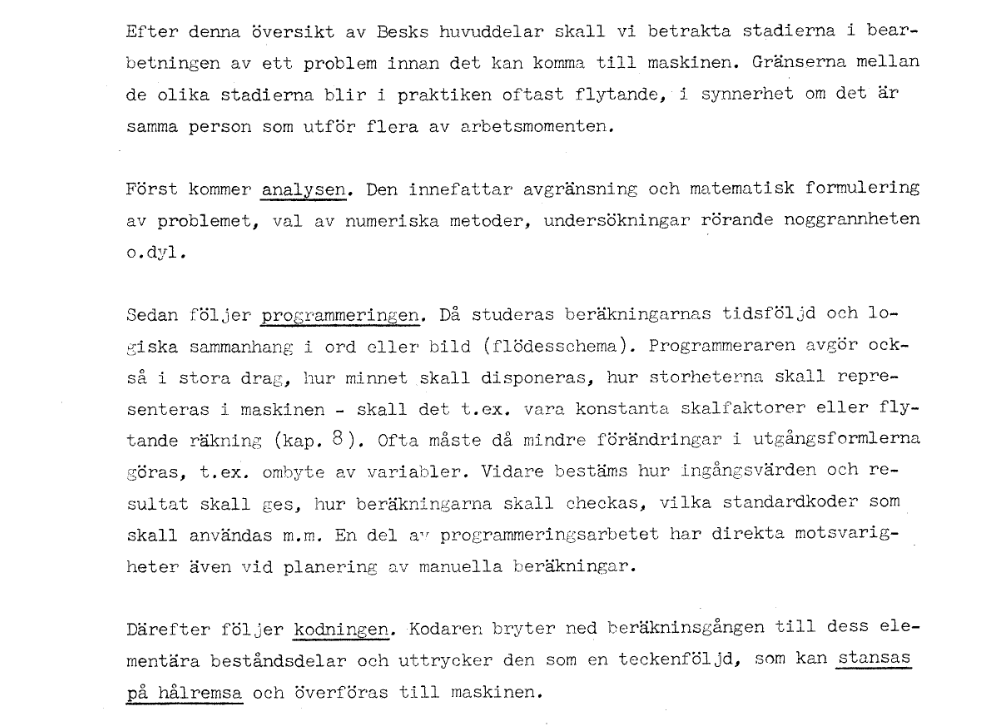 description of programming from 1958